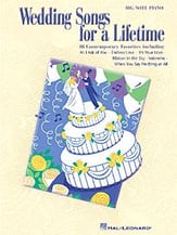 Wedding Songs for a Lifetime piano sheet music cover